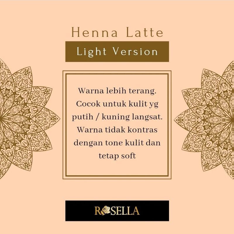 Rosella Henna Latte I Henna Nude