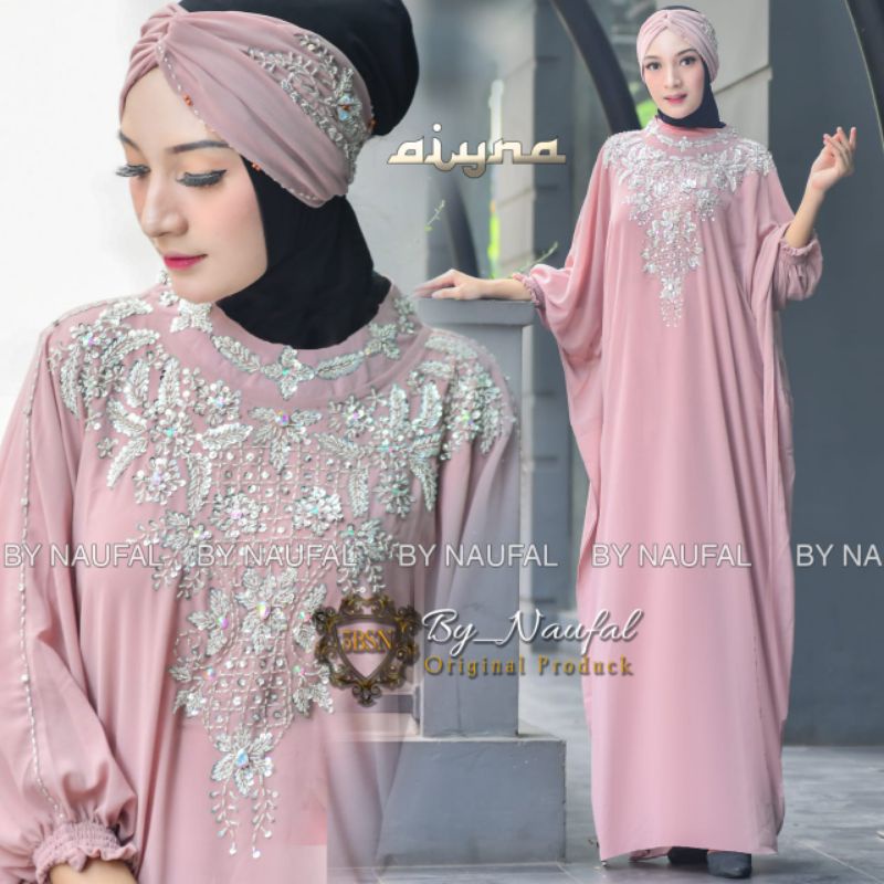 FASHION MUSLIM // KAFTAN BORDIR AIYNA // Kode Naufal