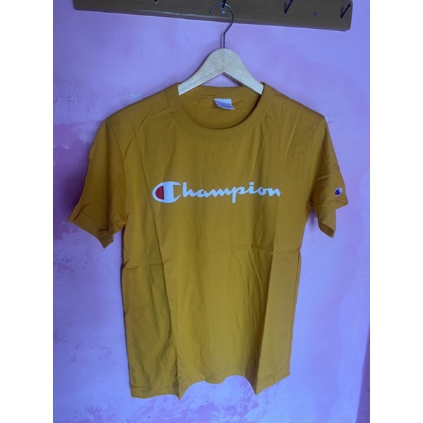 tshirt champion kuning