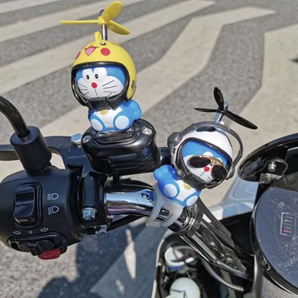 Lanfy Doraemon Pokon Mainan Aksesoris Sepeda Untuk Dewasa Anak Stang Sepeda Bersepeda Mencicit Tanduk Sepeda Doraemon Helm Mainan