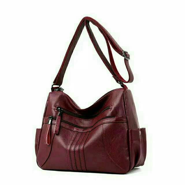 Satu7an T122 TAS SELEMPANG WANITA Sling Bag Slempang Murah Bahan Import Grosir COD Clutch  Shoulder