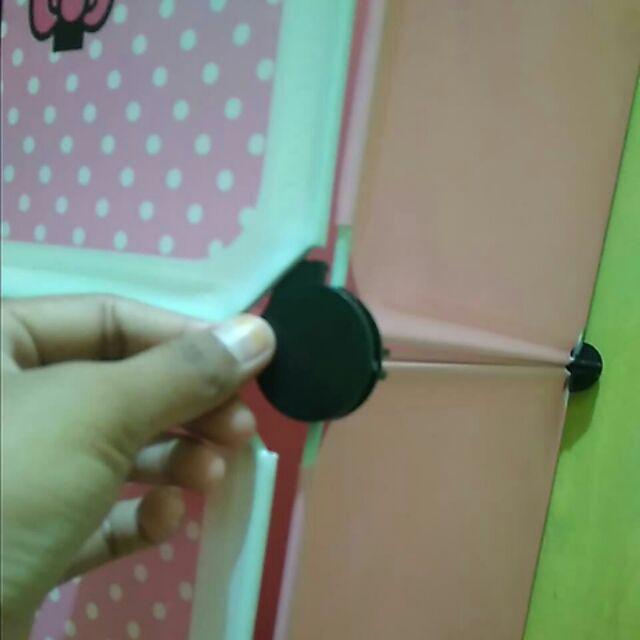 6kg Lemari Rak Gantung Portable 8 Pintu 2x4 Serbaguna Karakter Doraemon Hello Kitty