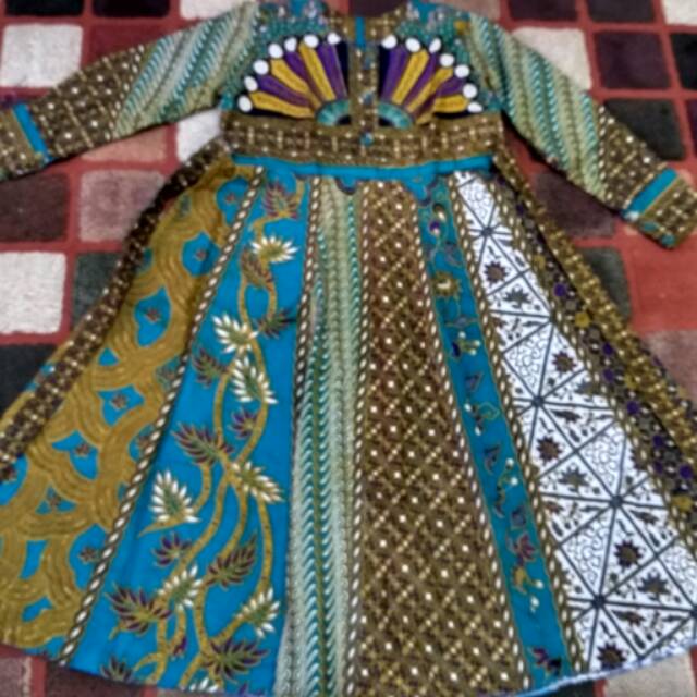 Baju gamis anak batik