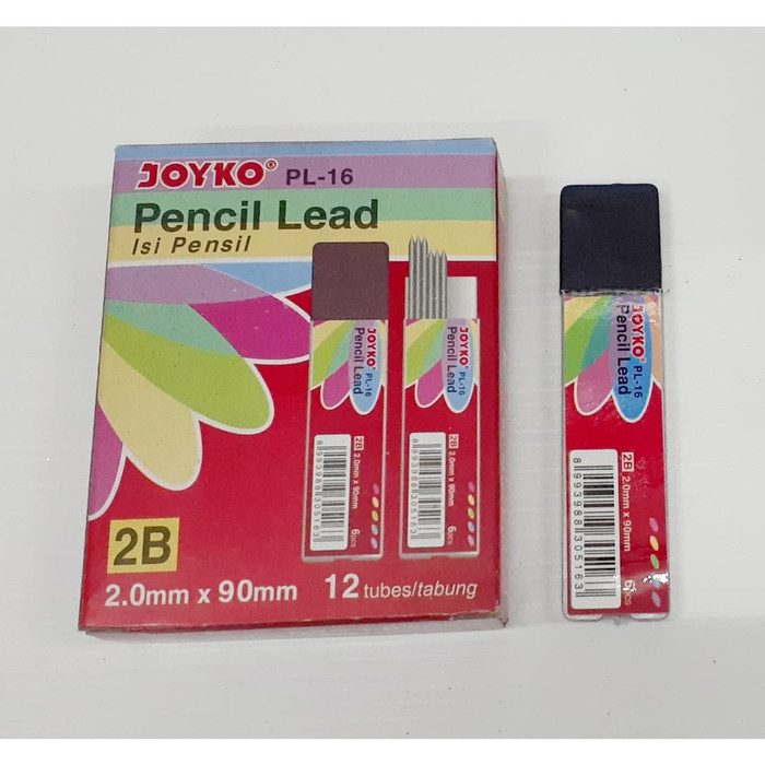 

ISI / REFILL PENSIL MEKANIK 2B JOYKO PL-16 | 2.0 x 90mm