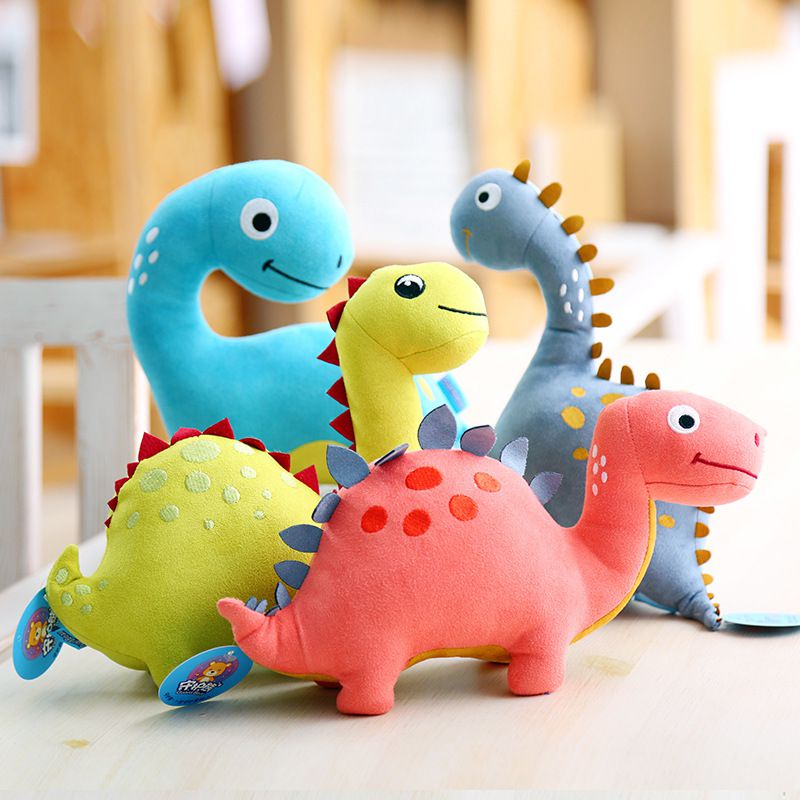 Boneka Hewan Mainan Mewah Dinosaurus Lucu Sempurna Hadiah Ulang Tahun Anak