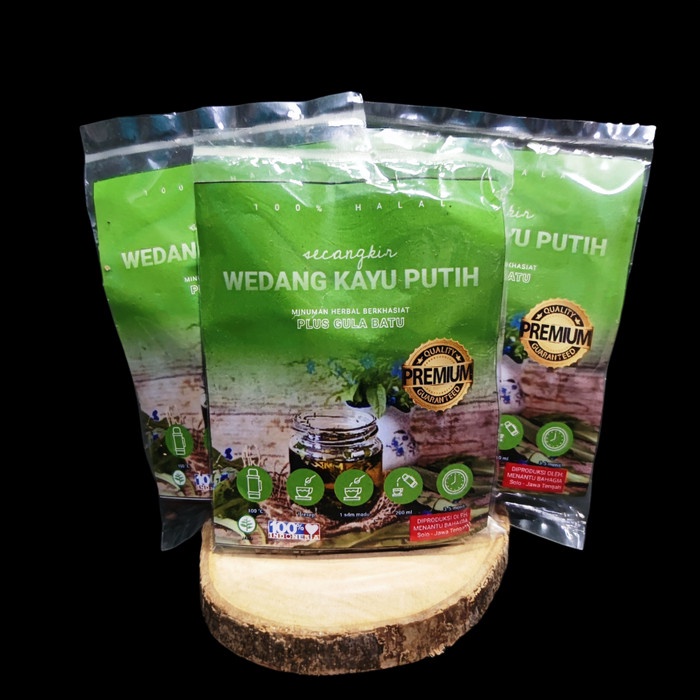 

TEH DAUN KAYU PUTIH/ WEDANG DAUN KAYU PUTIH - LENGKAP DENGAN GULA BATU