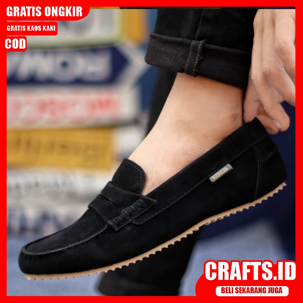 CRAFTS X NOAH Sepatu Casual Slip On Santai Keren Pria