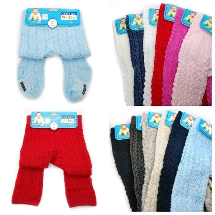 George Baby - Legging Baby Tutup Kaki Polos Warna (Tersedia varian ukuran dan warna)