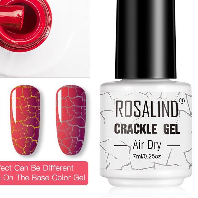 ➳ ROSALIND Crackle Series Gel Nail Polish UV LED Nail Art / Kutek / Cat Kuku ✹