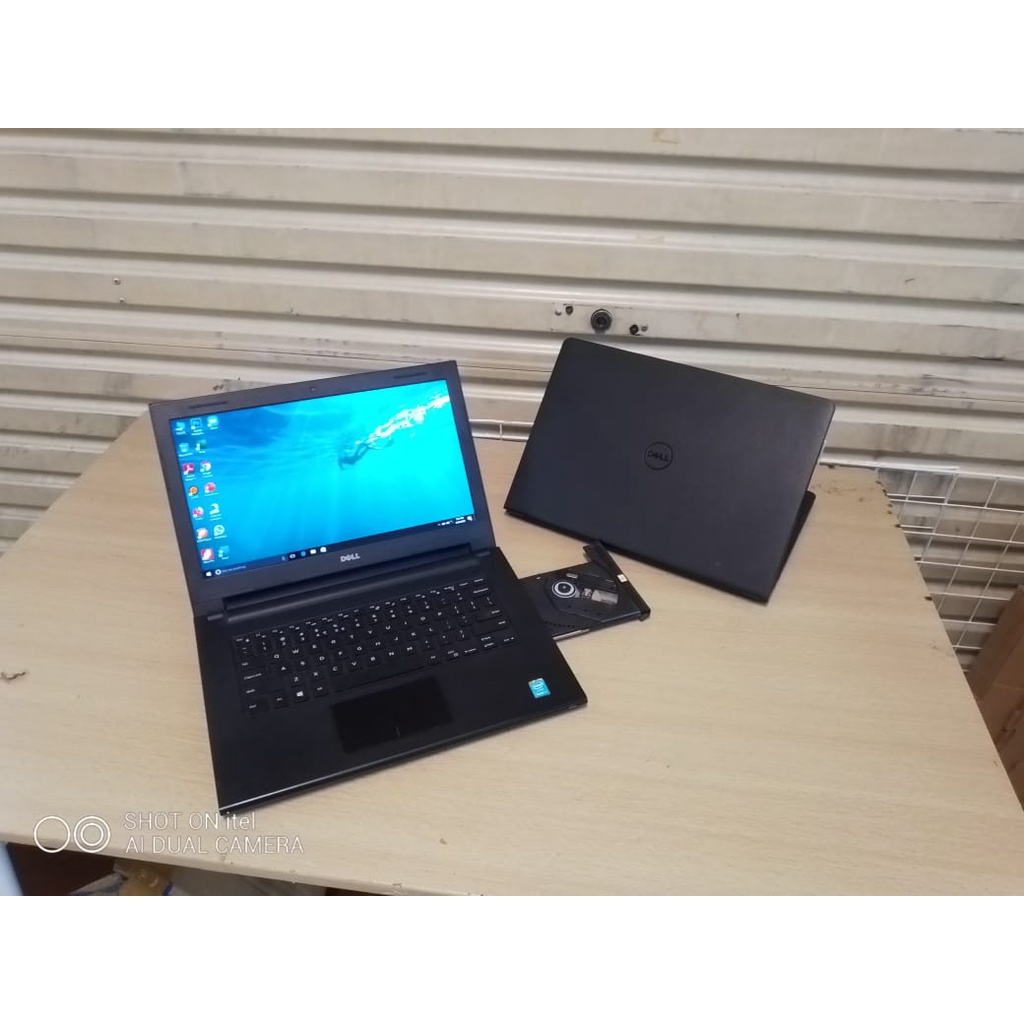 LAPTOP LEPTOP SECOND DELL CORE i3 RAM 4GB HDD 500GB 14 INCH GENERASI BARU WINDOWS 10 ZOOM SIAP PAKAI
