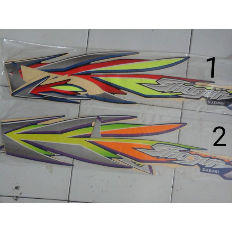 Sticker Striping Shogun 110 r 2003