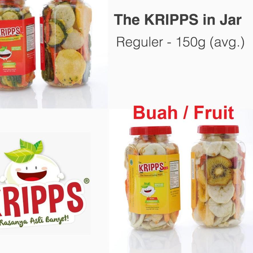 

Paling Dicari!!SR-1286|THE KRIPPS CHIPS KERIPIK SAYUR DAN BUAH REGULER 150Gr