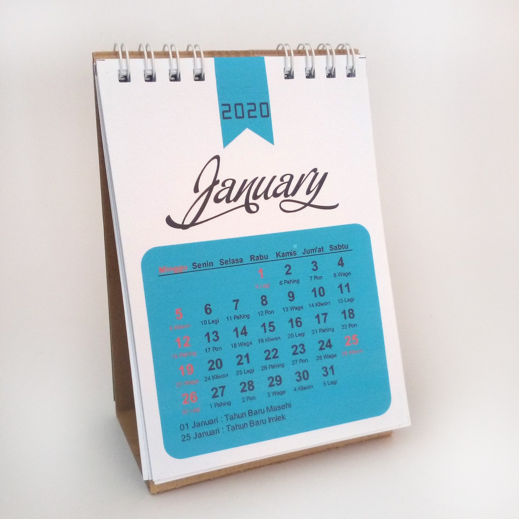 kalender 2021 kalender meja  kecil  latin Shopee  Indonesia
