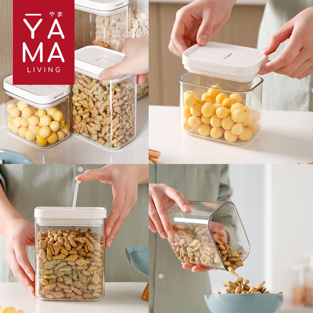 YAMA SHIMA Easy Lock Food Container Toples Kedap Udara Storage Penyimpanan Makanan Bumbu Dapur