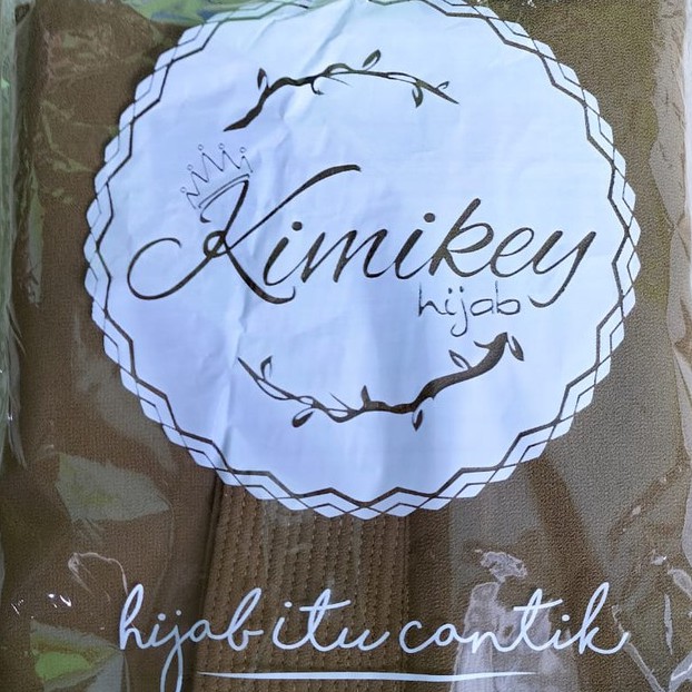 Jilbab Instan Jumbo Raya Ceruty 2 Layer By Kimikey-OLIVE