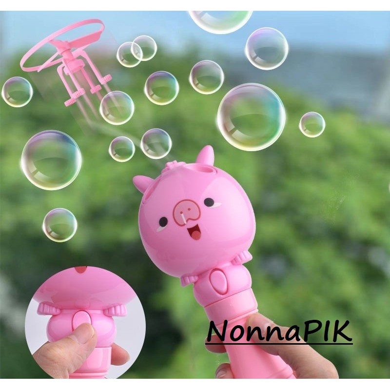 Mainan Bubble Toy gelembung sabun kincir angin yang bisa terbang