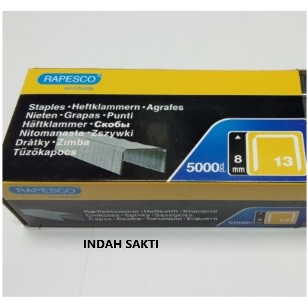 

Refill Staples Tembak / Isi Steples Hektar Tembak 8mm Rapesco
