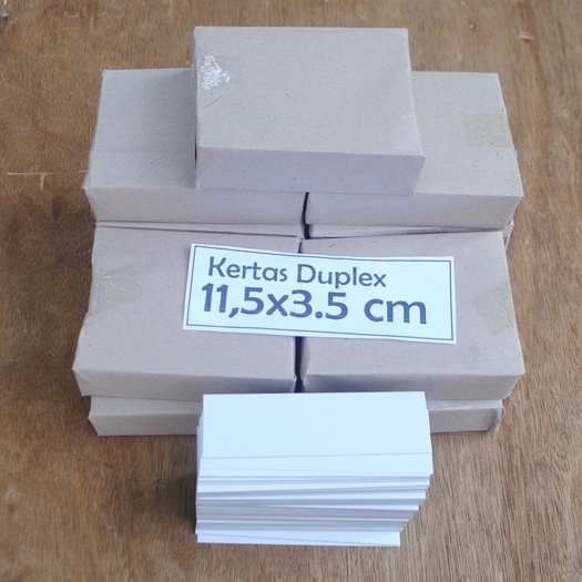 

Kertas duplex 11.5x3.5 cm