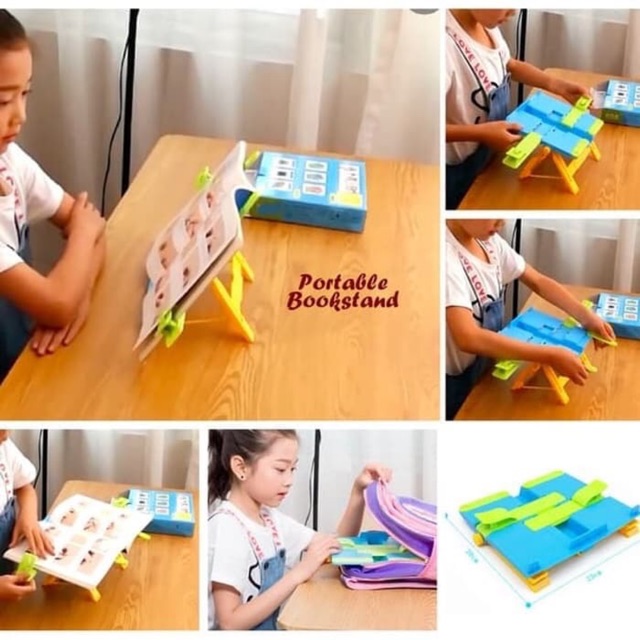 Bookstand portable alat sandaran buku ipad tab penahan buku ok  good quality