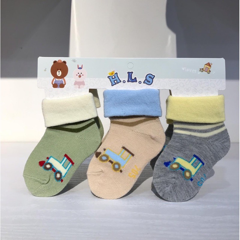 BABY K2 - BABY KAOS KAKI BOY &amp; GIRL 1 PACK ISI 3 SET KODE 00020