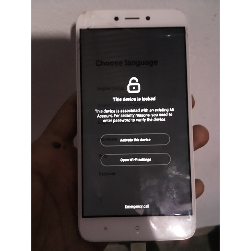 Xiomi 4X minus TC dan akun Mi