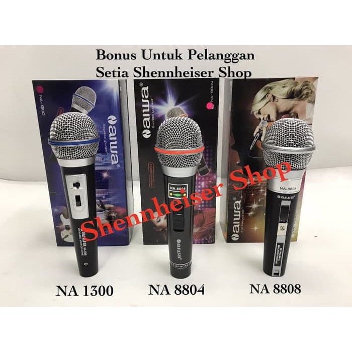 Mic Kabel Aiwa Wire Microphone kabel