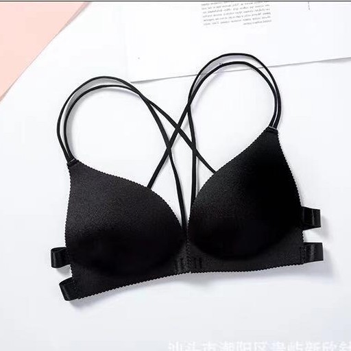 Bra Wanita Model One-Piece dengan Bahan Tipis dan Bergaya Sexy Korea