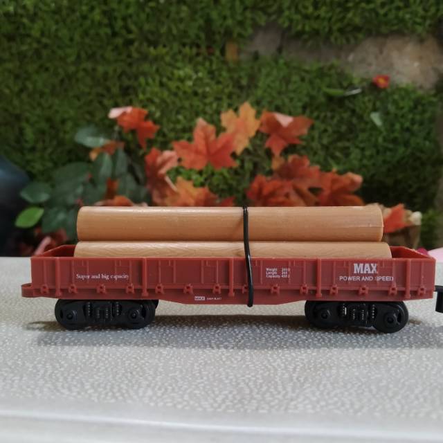 Miniatur kereta api kayu
