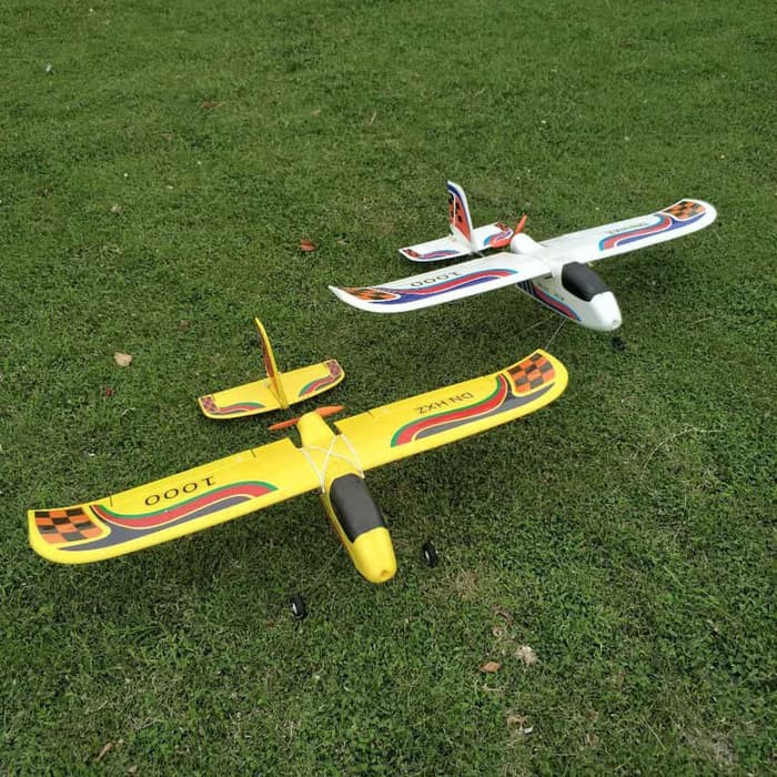 DN HXZ 1000 1000mm Wingspan EPP Wing FPV plane RC Pesawat Airplane KIT - Putih