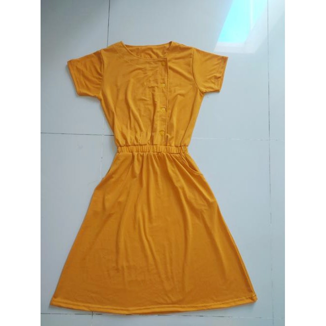 VISION ONLINE-DRESS LINDA WANITA CASUAL DRESS KOREA PANJANG MURAH TERBARU LUCU KEKINIAAN/DRESS CEWE