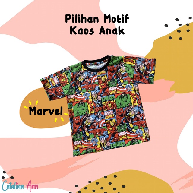 Kaos Anak Motif