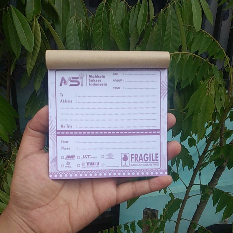 Label Pengiriman MSI