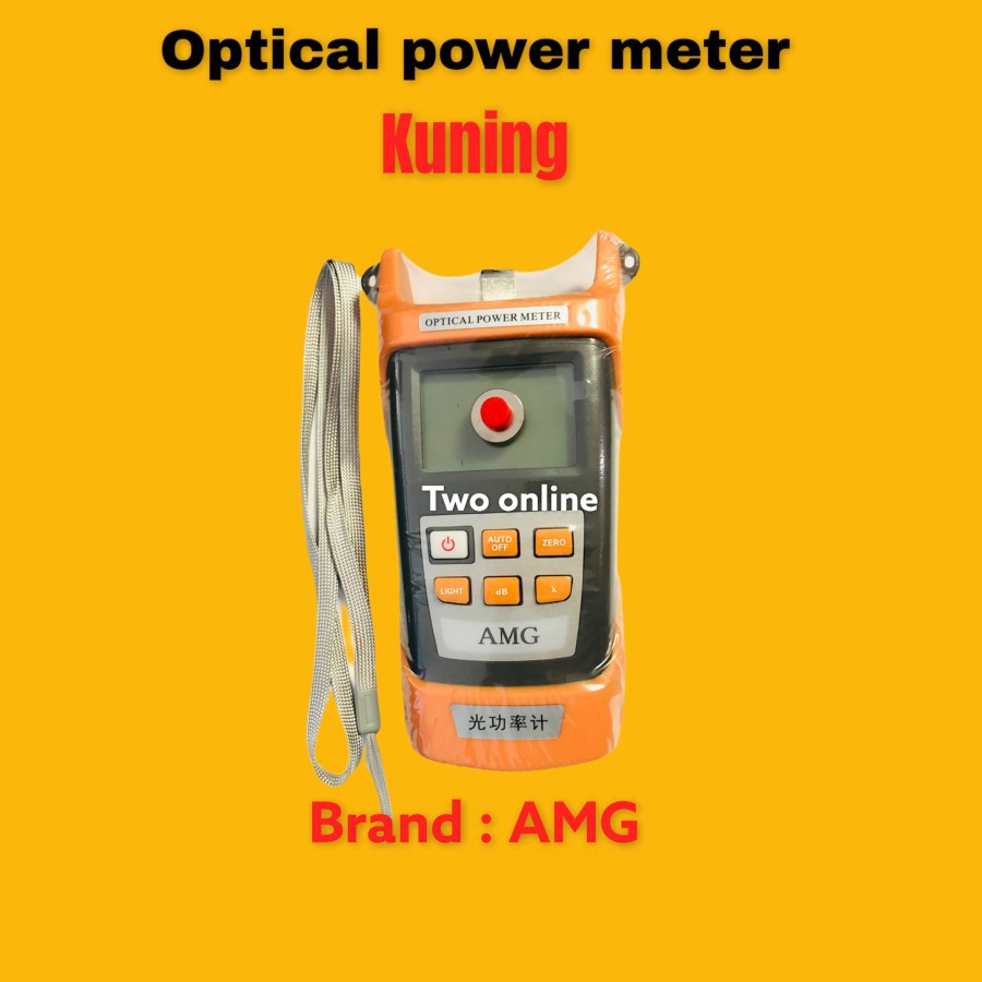 OPM Optical Power Meter Cable Tester - Kuning