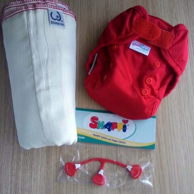Paket Starter Kit Prefold | Prefold + Diaper Cover + Snappi