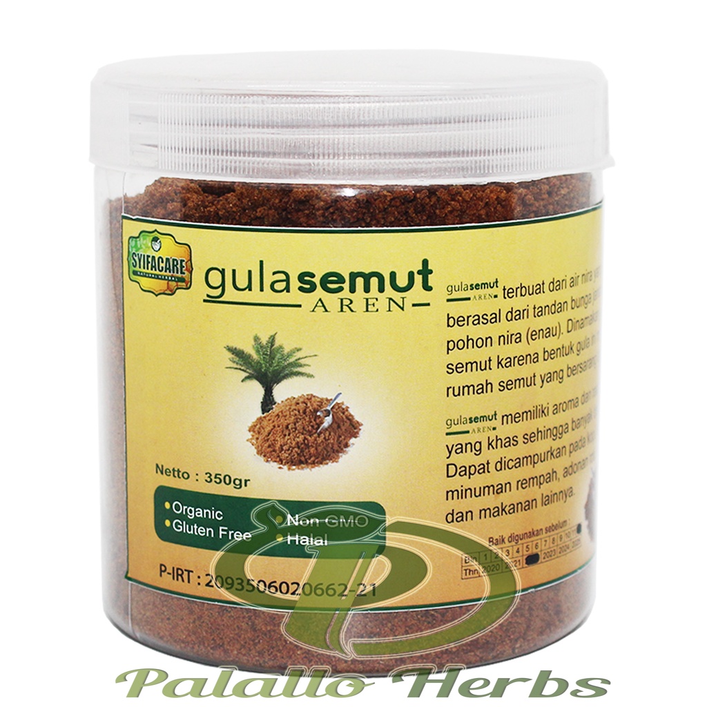 Gula Semut Aren Syifacare | Gula Aren Organic 350 gr Asli Original