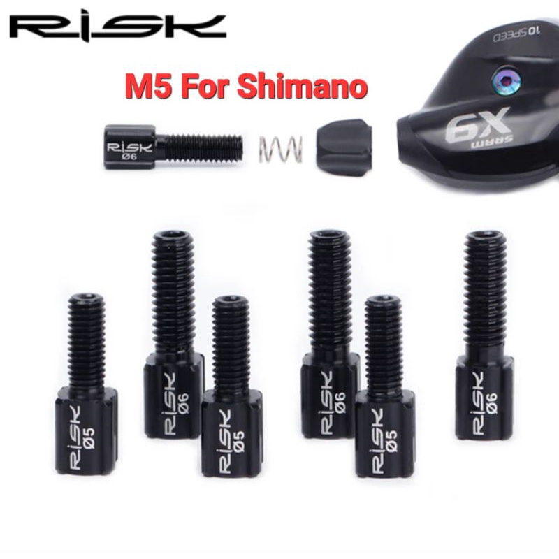 Risk Baut Setelan Shifter For Shimano Bolt Shifter Adjuster Screw Wire Tube Baut Shifter Sepeda