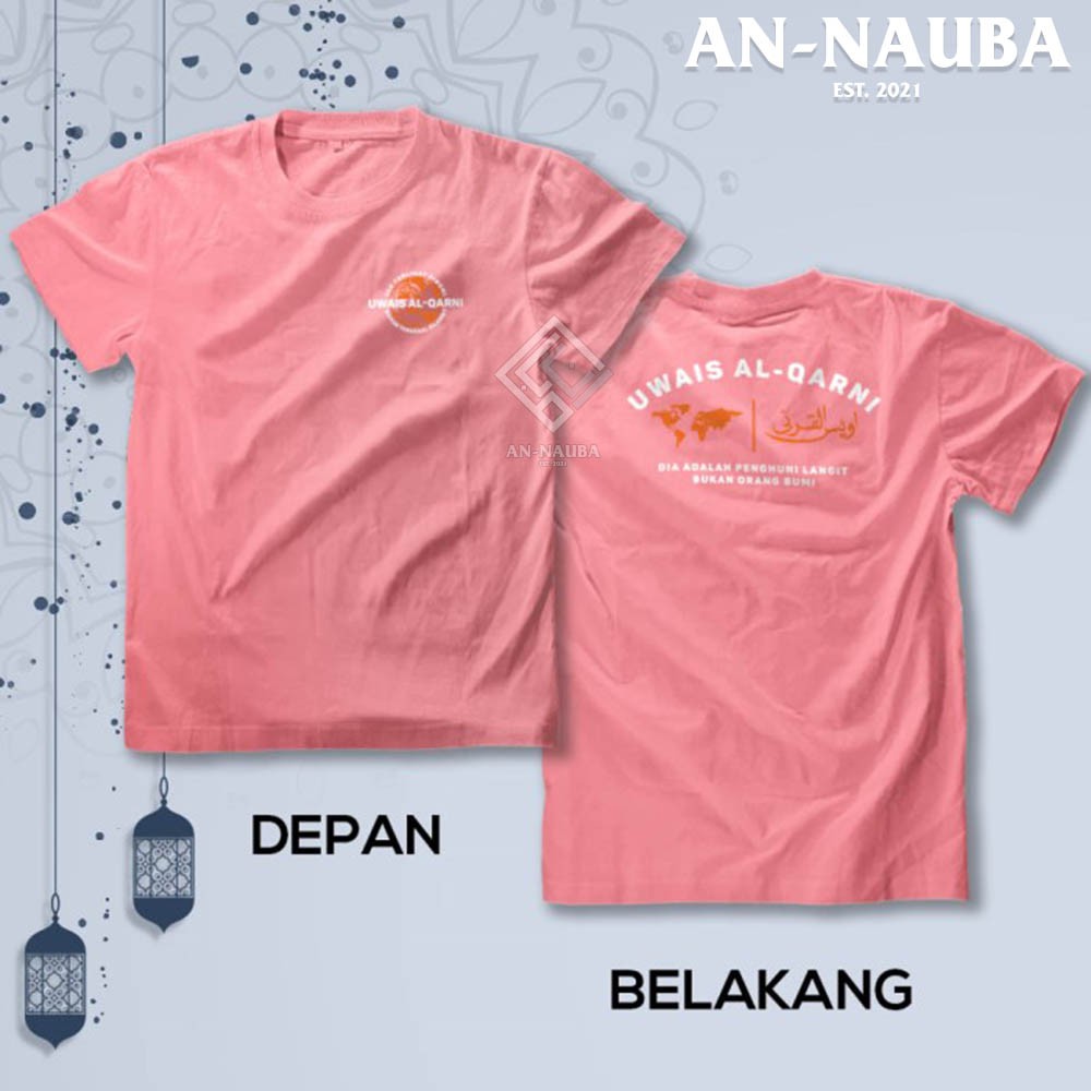 Kaos Dakwah Islami Sahabat Nabi / UWAIS AL QARNI TSHIRT / Baju Distro Santri Muslim Trendy [AN-6344]-7
