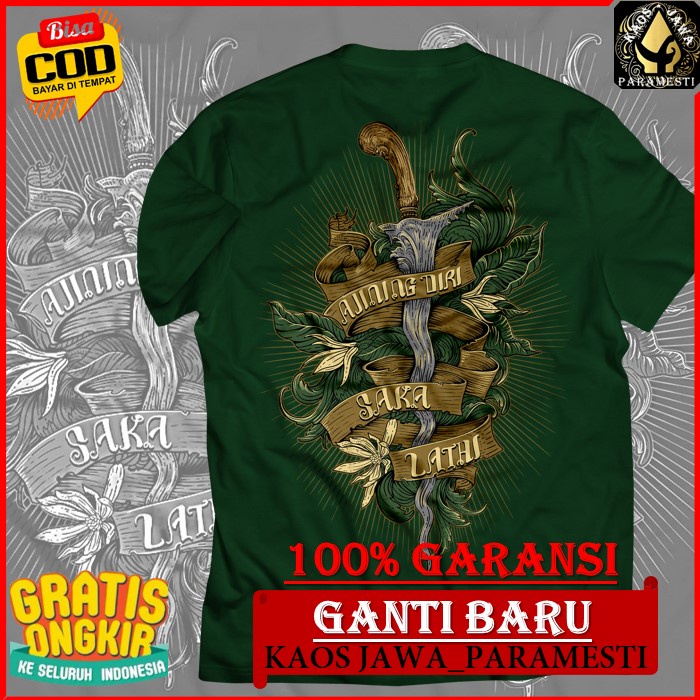 KAOS JAWA PRIA KERIS BAJU KAOS WAYANG AKSARA JAWA CULTURE  KEJAWEN PRIA WANITA KATA  KATA BIJAK PITU