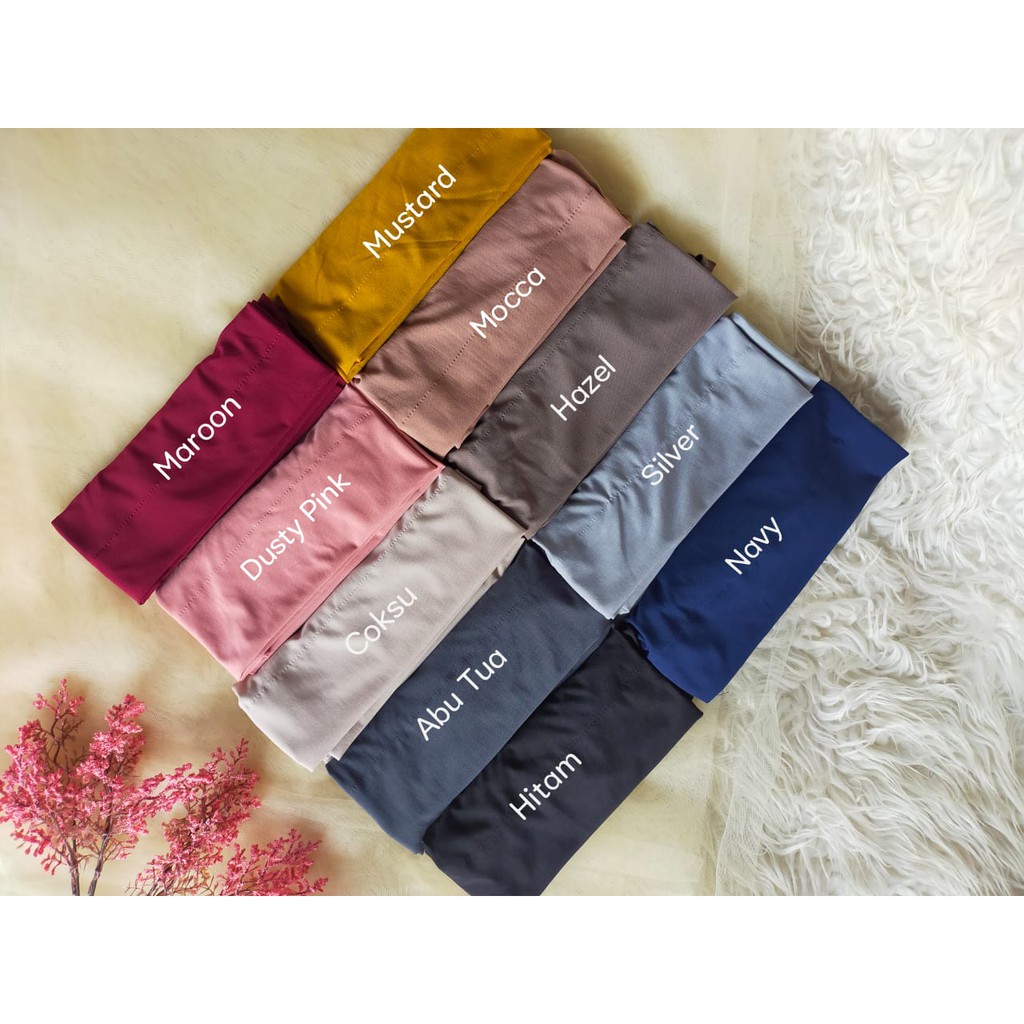 Khimar Daisy Instan Bergo Malay Jersey Premium