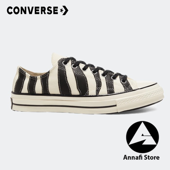 JUAL SEPATU SNEAKERS PRIA CONVERSE CHUCK 70 OX 168906C - Egret Black