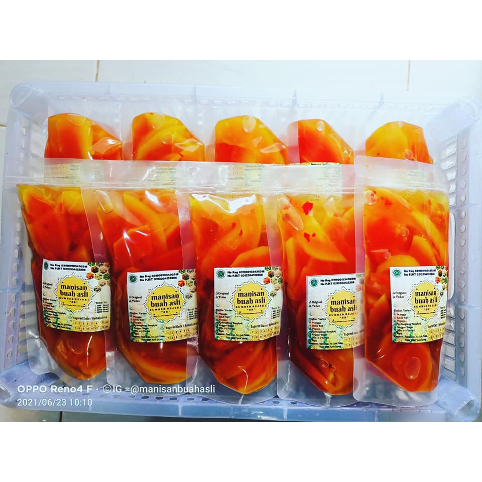 

Manisan Pepaya Madu Kemasan 350 Gram