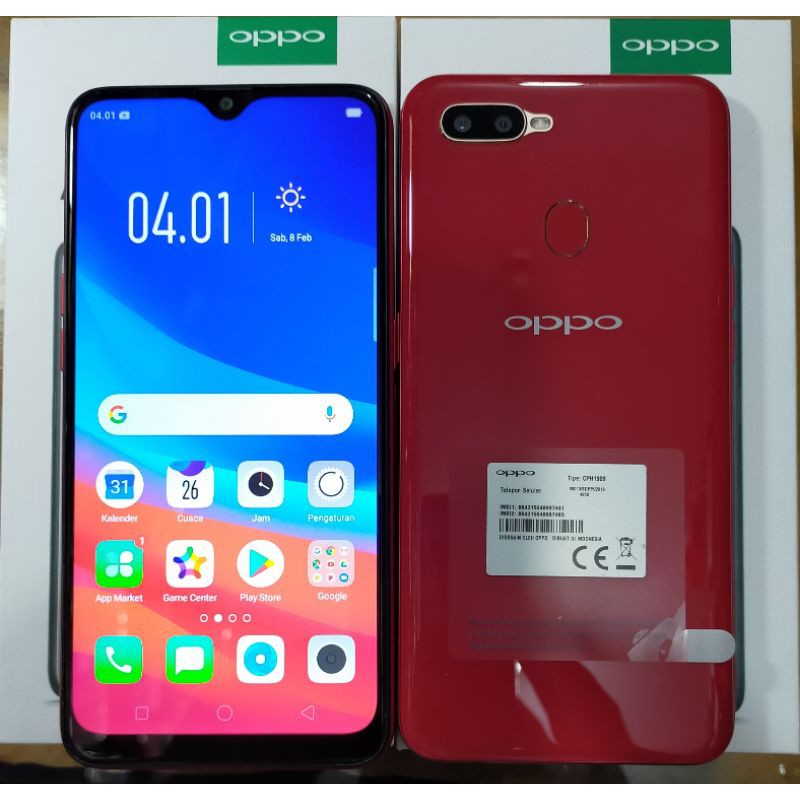 Oppo A5S 3/32 GB Second Bekas