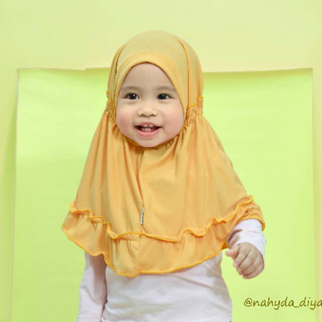 hijab kerut khadijah