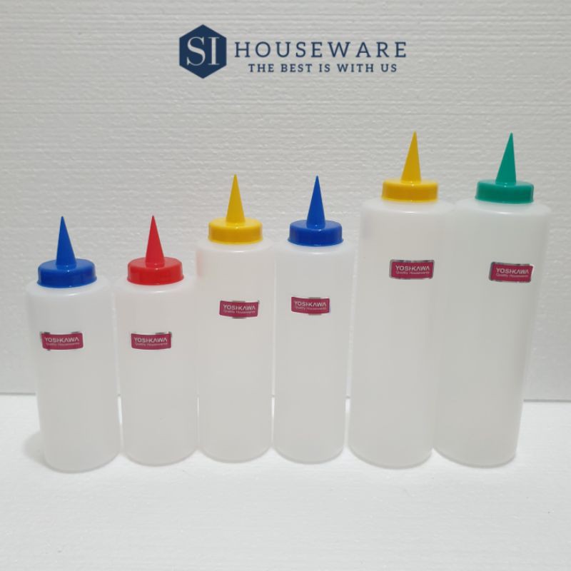 Botol Saos Plastik / Kecap tutup Runcing