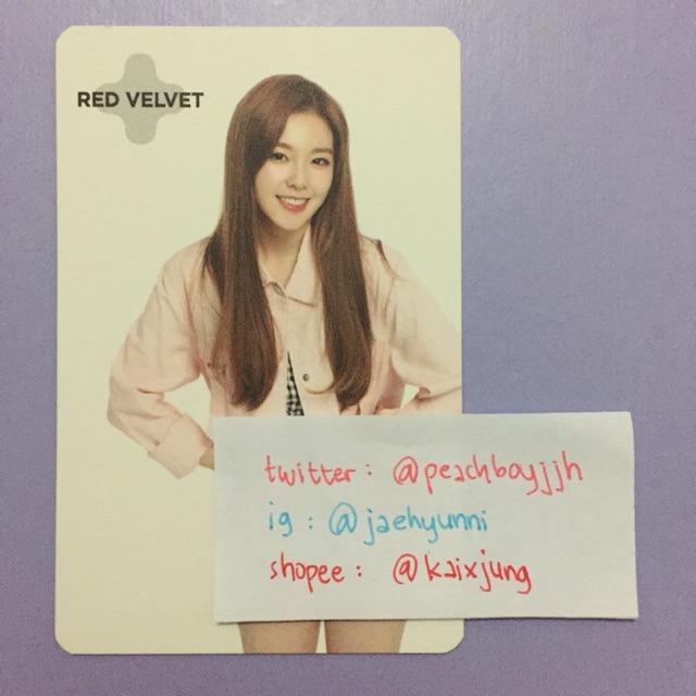 Red Velvet Irene - COEX Photocard
