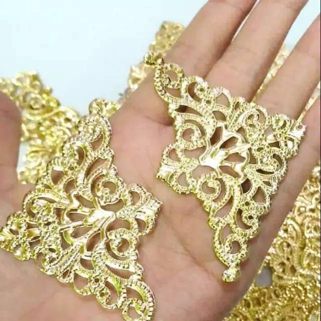 Charm sudut Mahar - sudut hantaran / siku hantaran - bahan craft - hiasan sudut