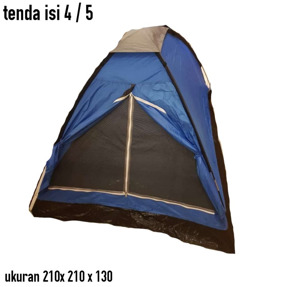 Tenda isi 4 per 5 orang tenda gunung tenda kemah tenda kemping tenda camping