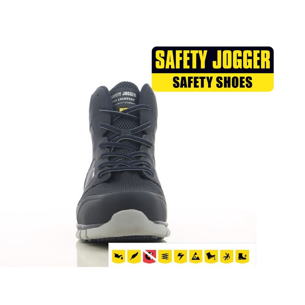 Sepatu Safety JOGGER ABSOLUTE NAVY S1P SRC ESD