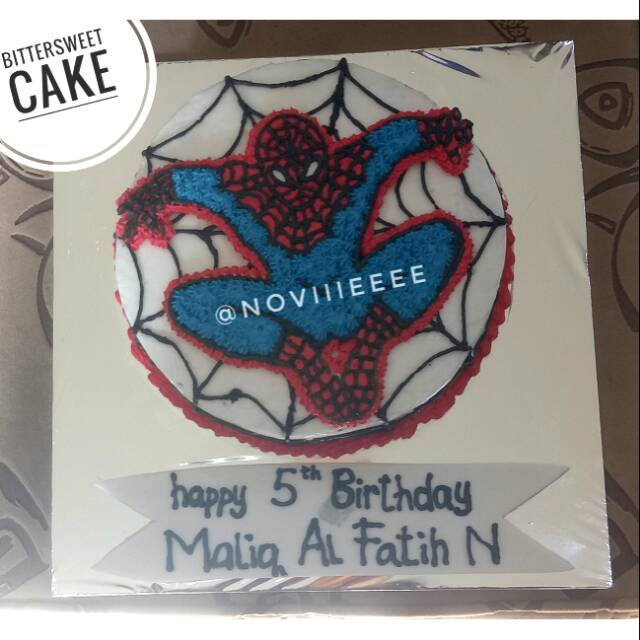 

Kue ulang tahun tema spiderman