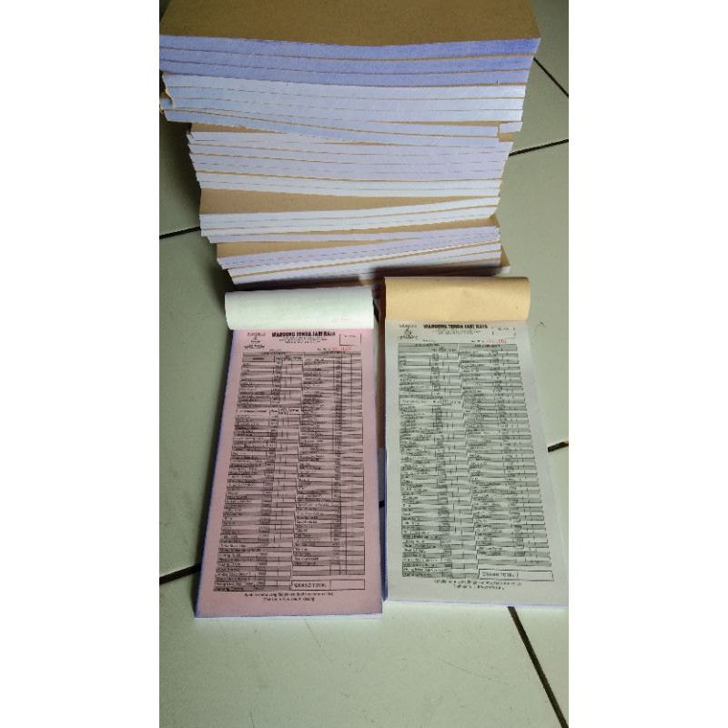 

Cetak Nota 1 warna 2 rangkap per-rim